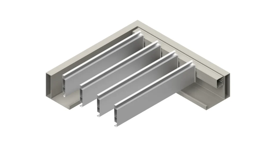 180/30 Slimline Roof BLADES OPENING