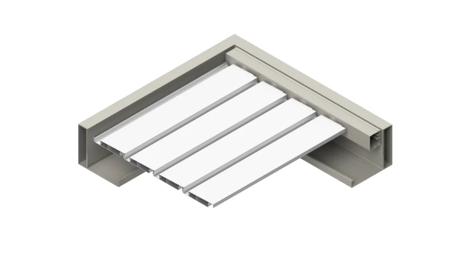 180/30 Slimline Roof BLADES CLOSED