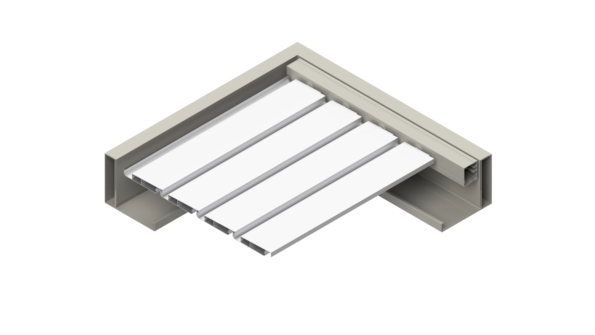 180/30 Slimline Roof BLADES CLOSED
