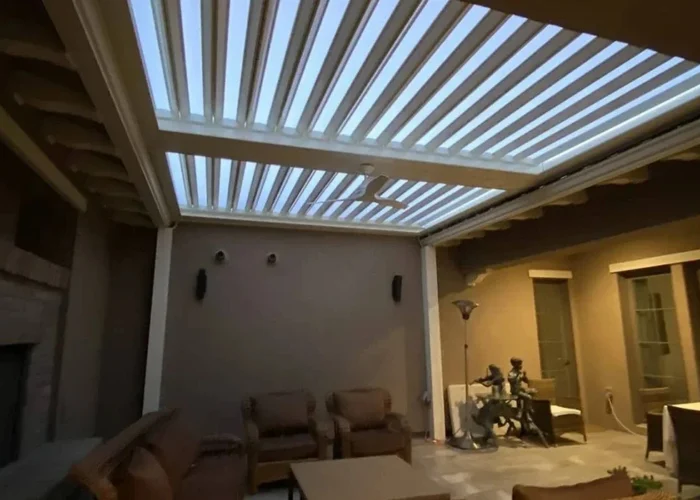 translucent louvers 12