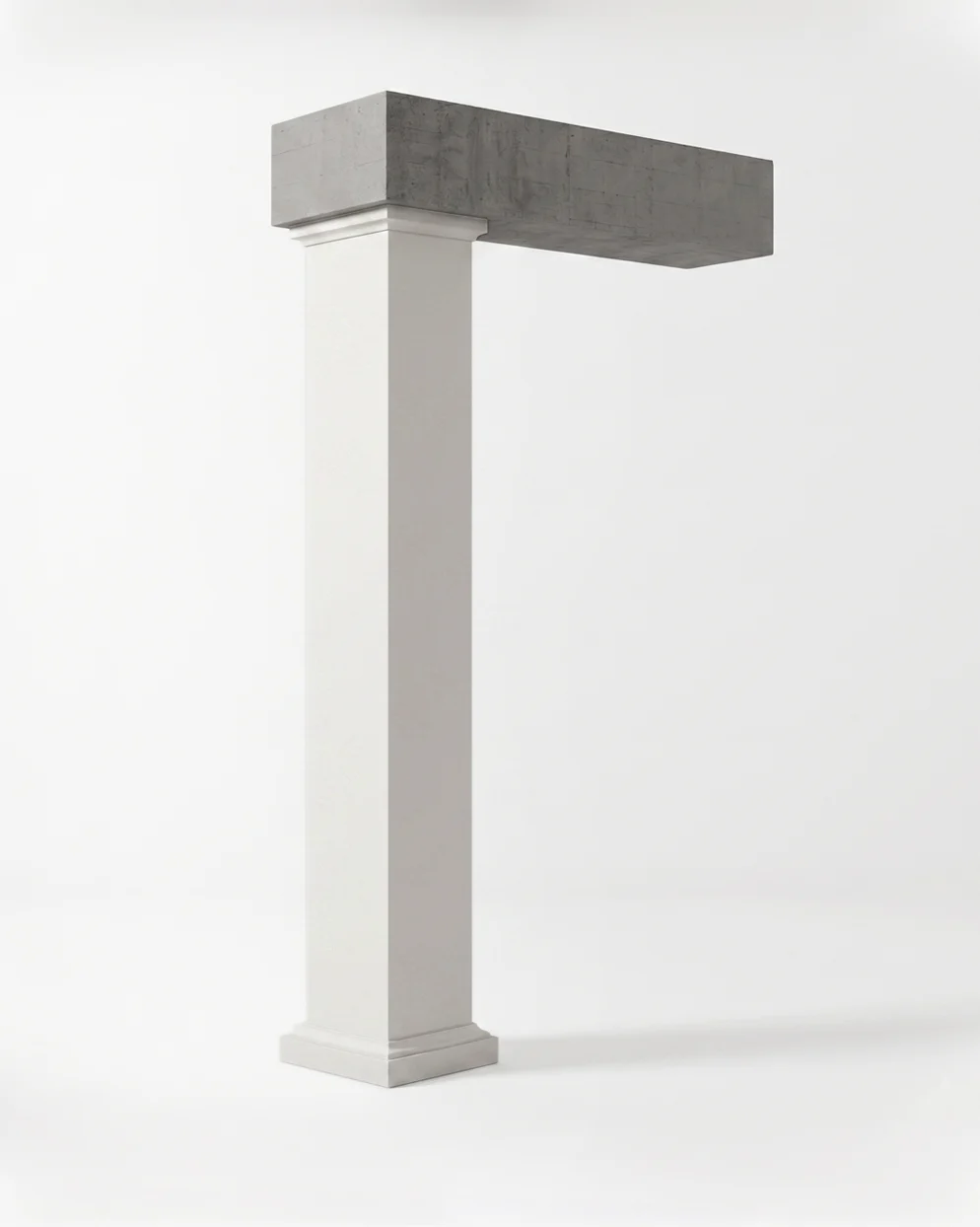 Tuscan square column